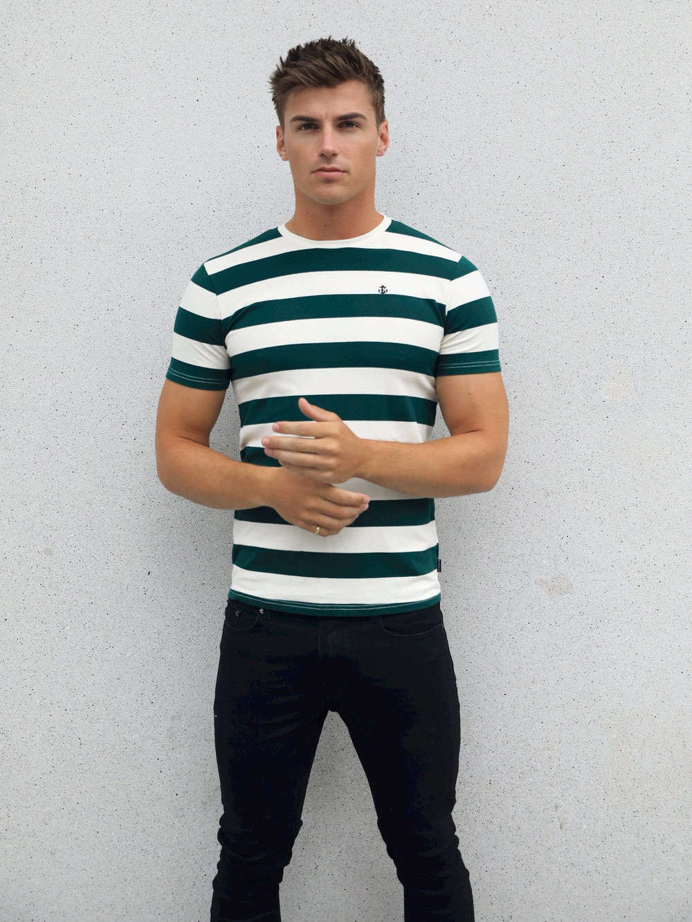 Blakely Loano Stripe T-Shirt Vihreä | 7863904-GA