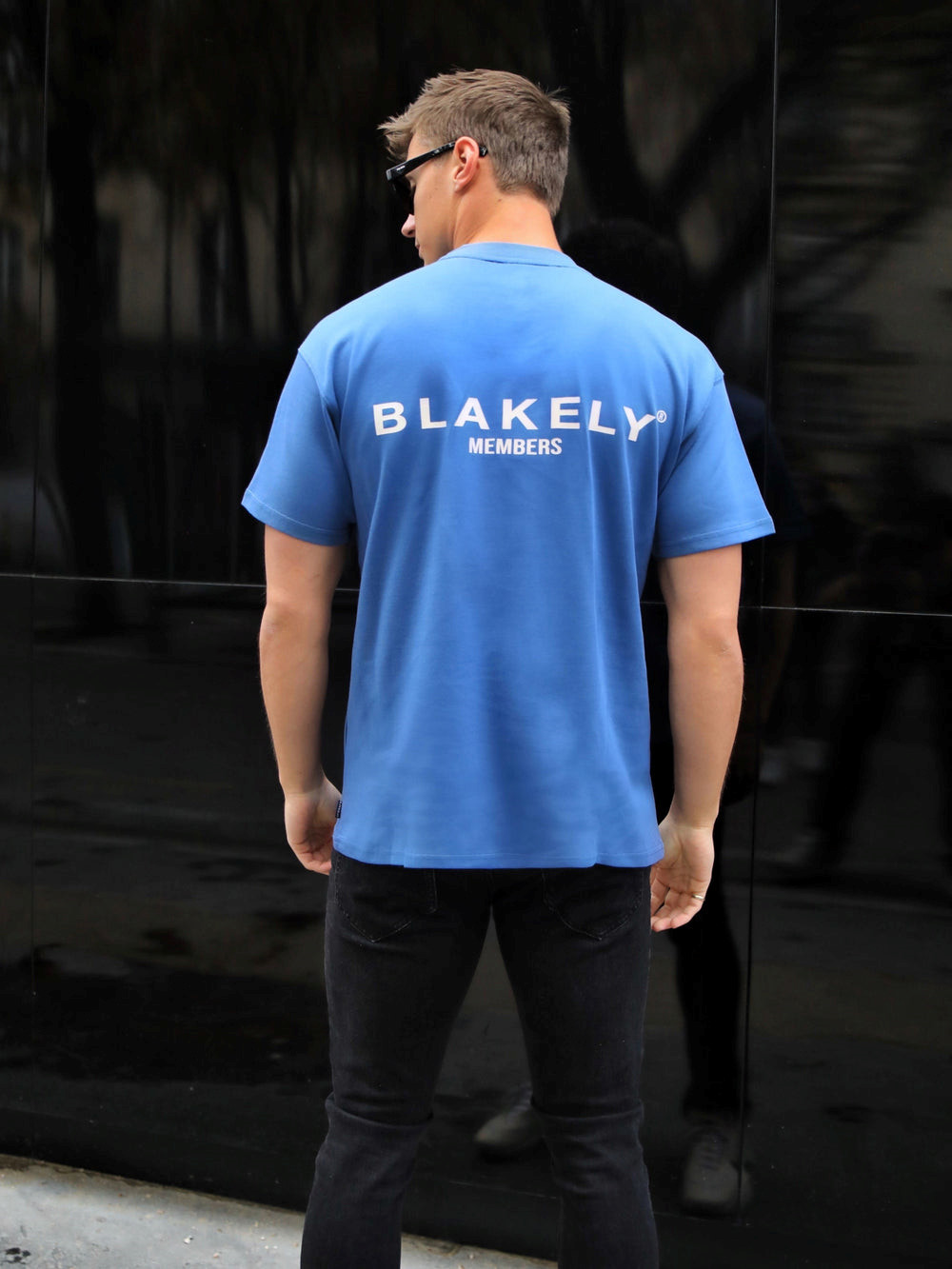 Blakely Members Relaxed T-Shirt Sininen | 1508734-ZY