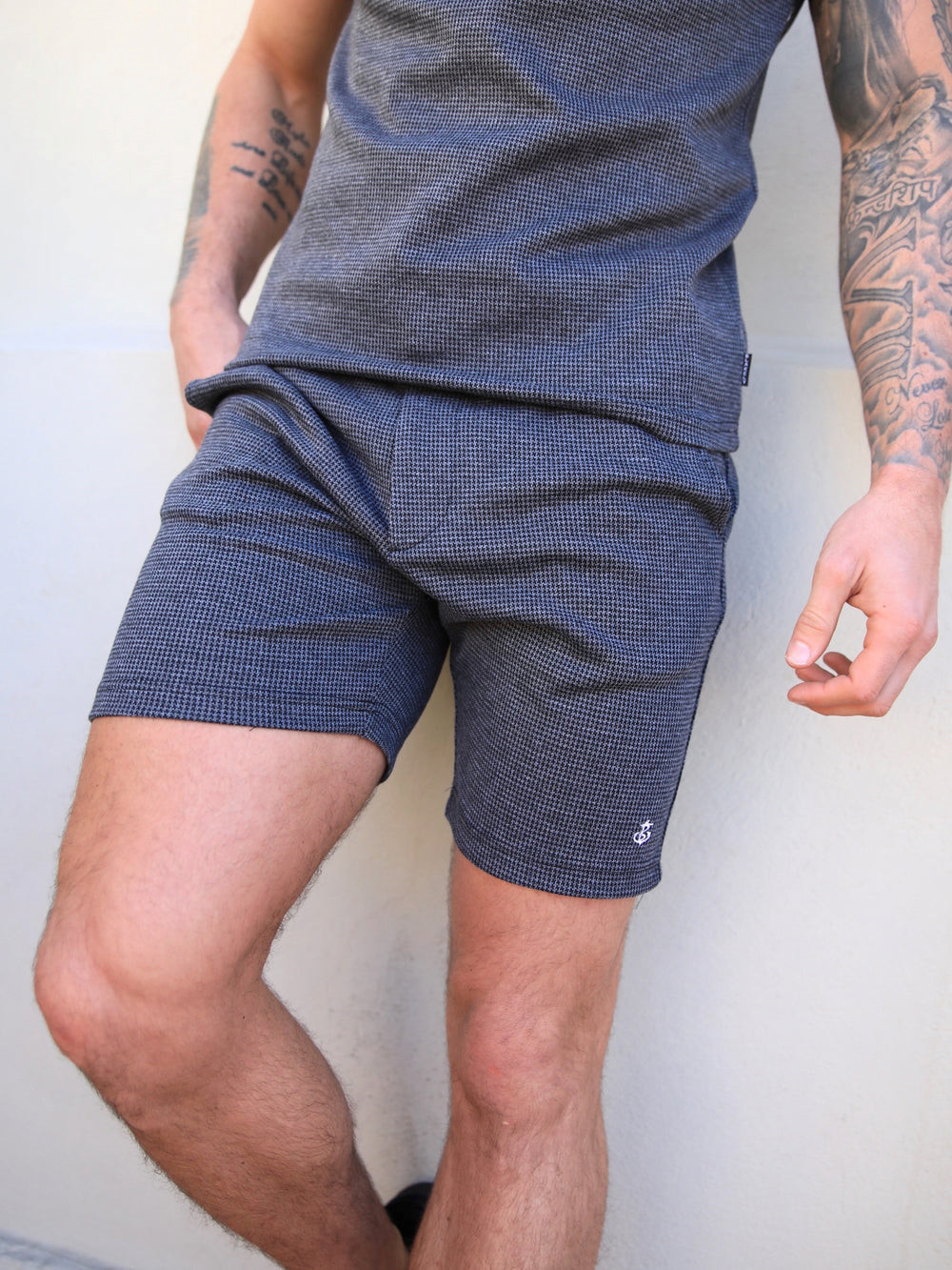 Blakely Midar Check Shorts Tummanharmaat | 2560843-LJ