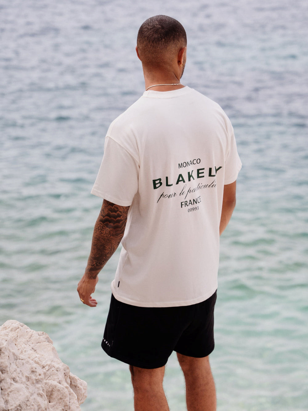 Blakely Monaco Relaxed T-Shirt Ivory | 5297130-YR