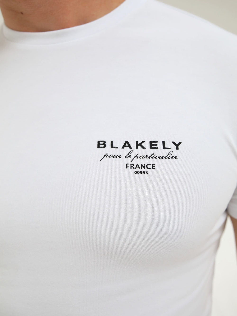 Blakely Monaco T-Shirt White/Black | 2571304-UB