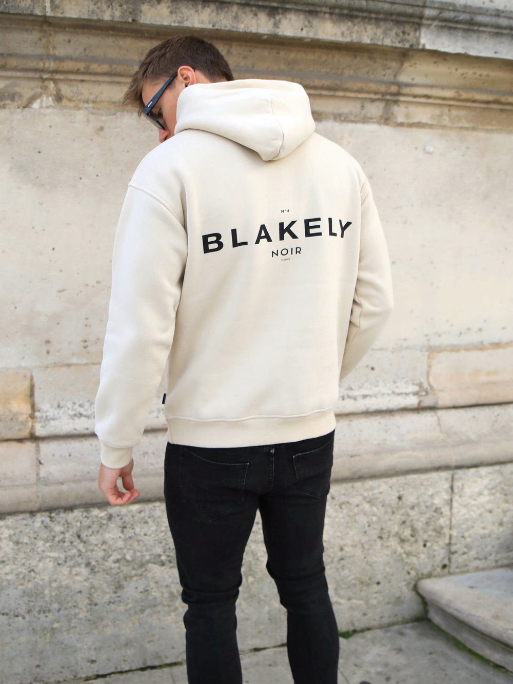 Blakely Noir II Relaxed Hoodie Bone | 4315207-IF