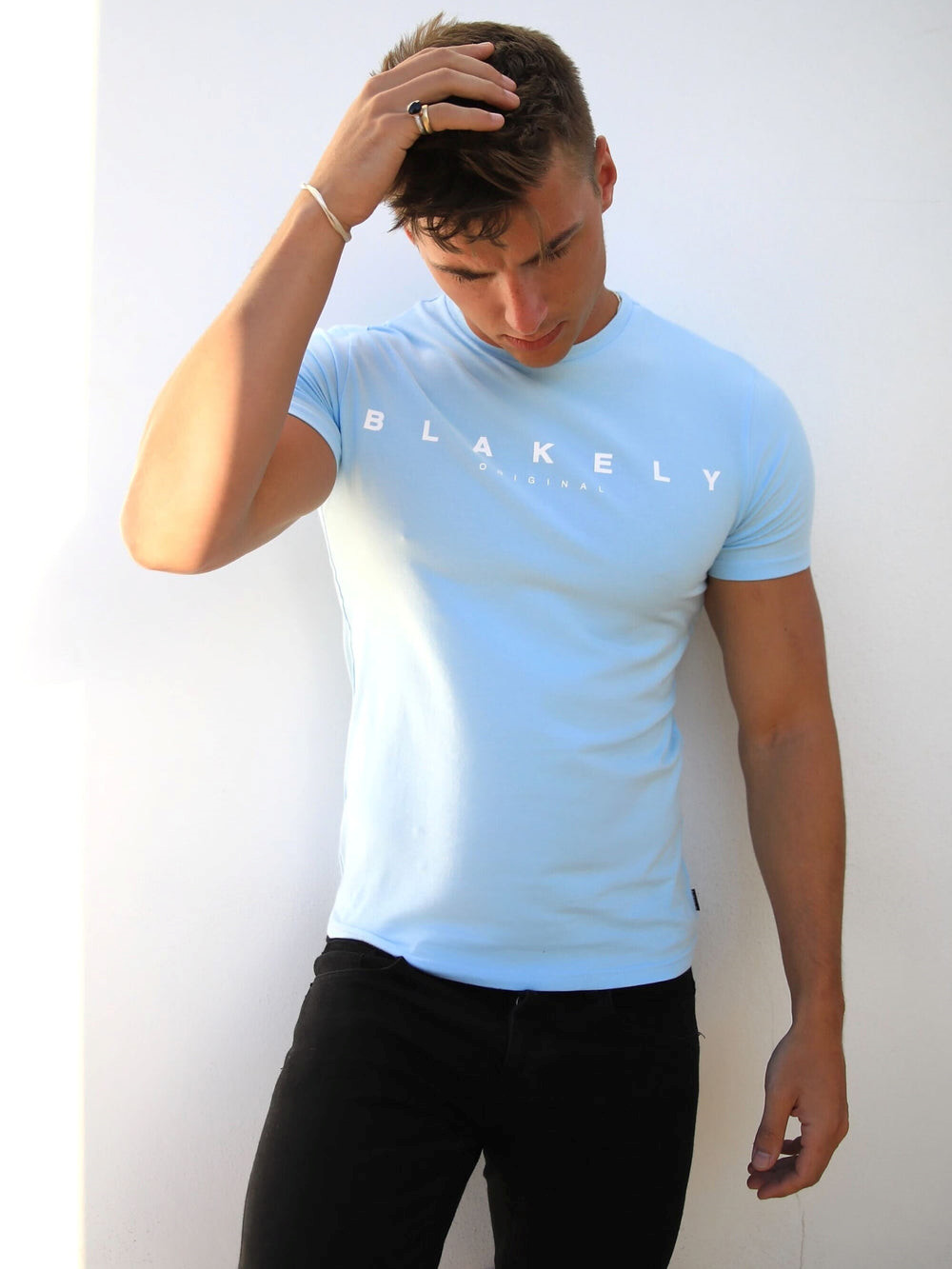 Blakely Ocean T-Shirt Vaaleansininen | 2501468-YI