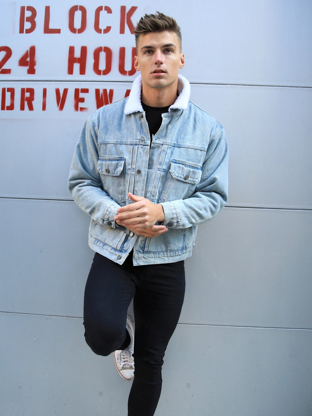 Blakely Raleigh Denim Jacket Vaaleansininen | 0574362-XQ