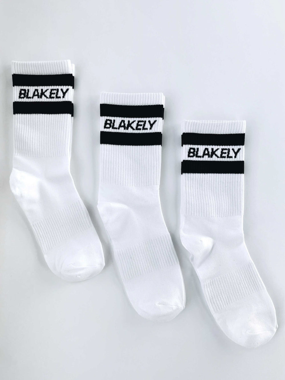 Blakely Signature Socks 3 Pack Valkoinen | 6072385-XW