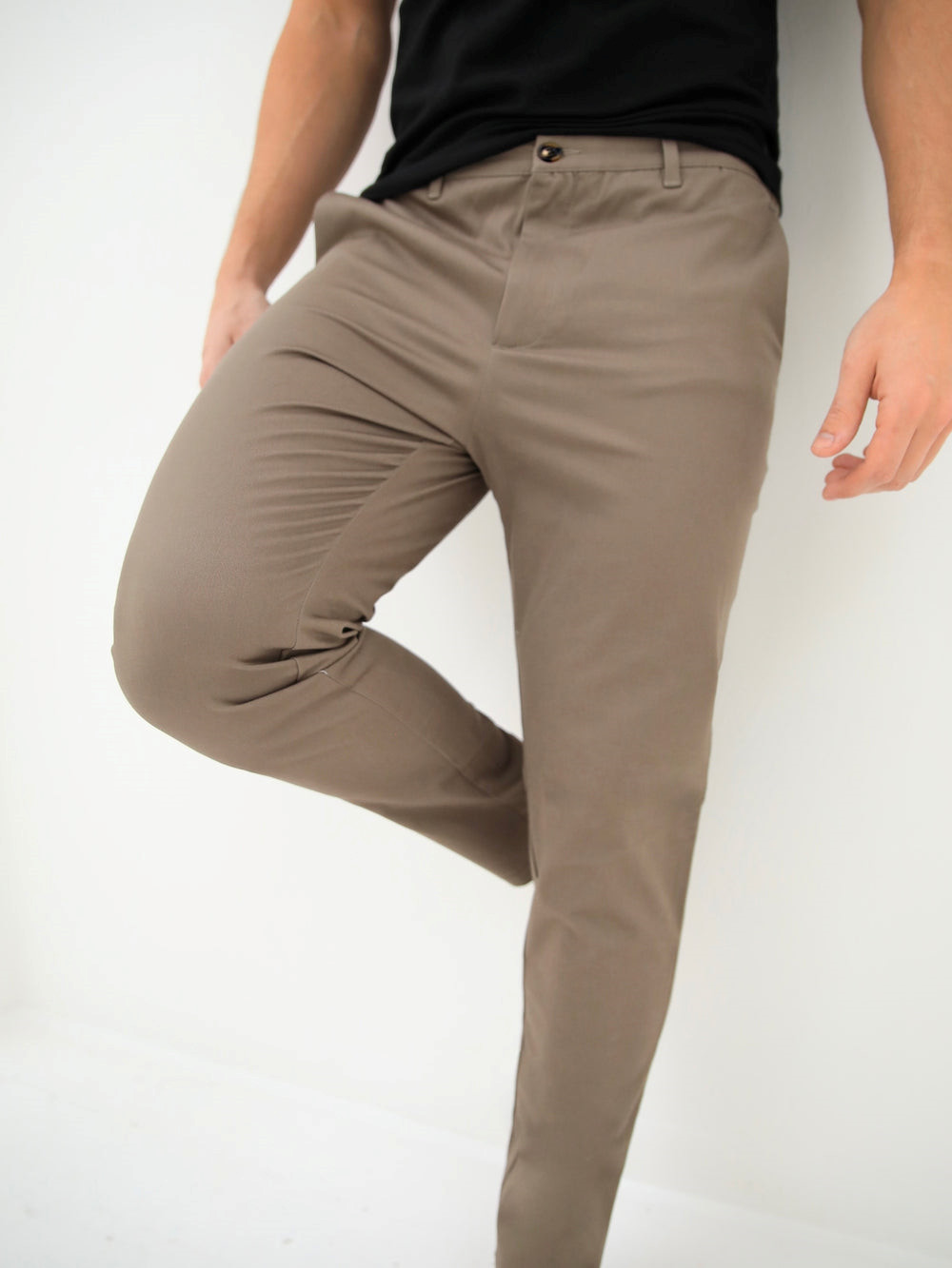 Blakely Sloane Stretch Fit Chinos Vaaleanruskea | 6721934-ER