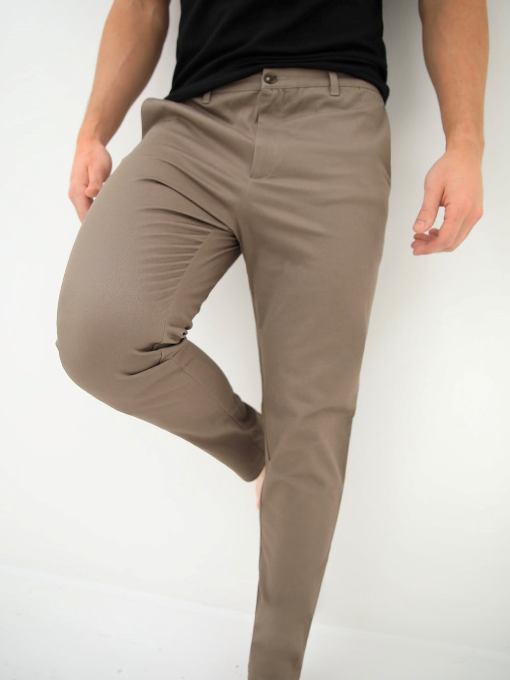 Blakely Sloane Stretch Fit Chinos Vaaleanruskea | 6721934-ER