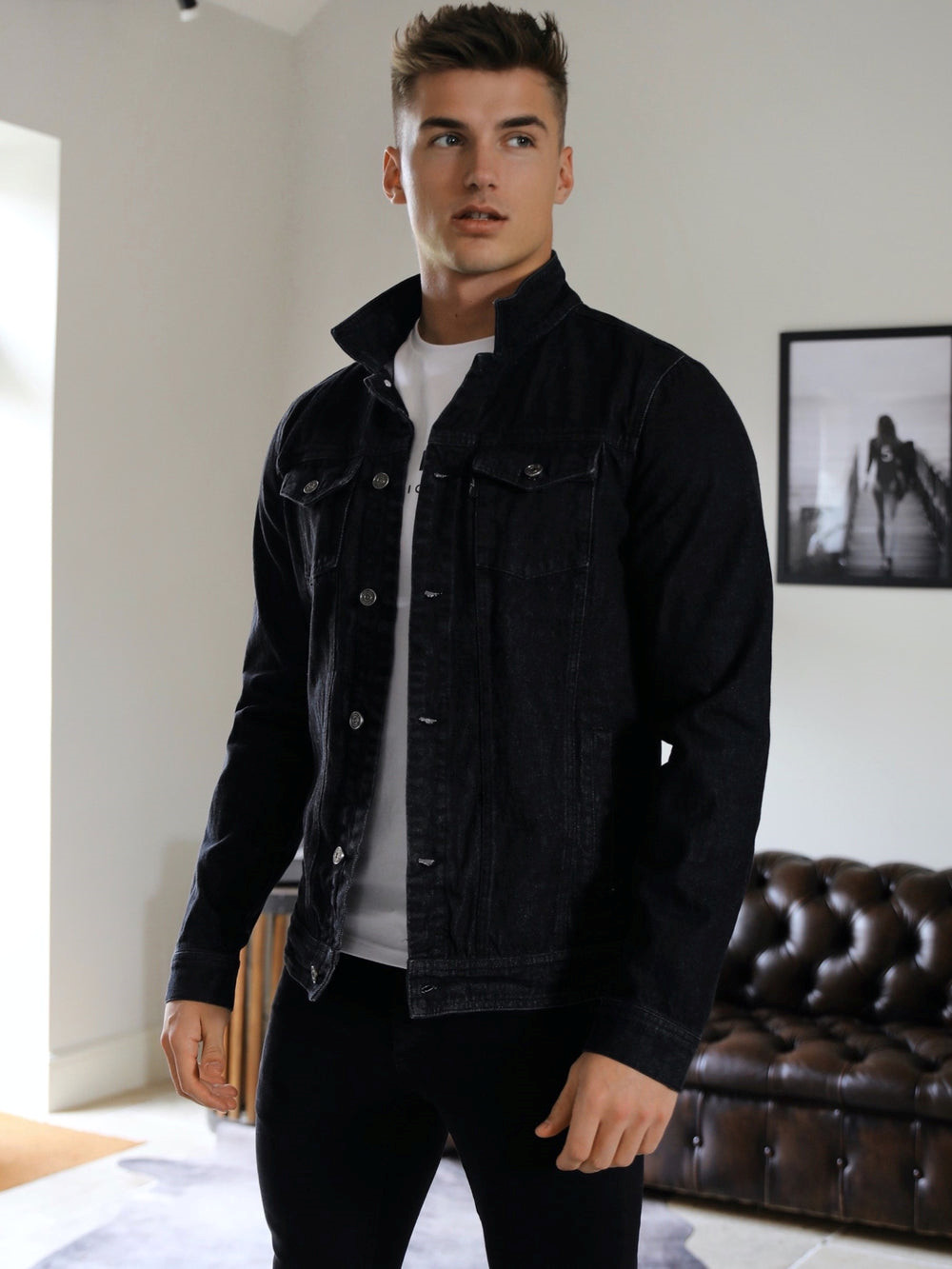 Blakely Soho Denim Jacket Mustat | 1254789-GX