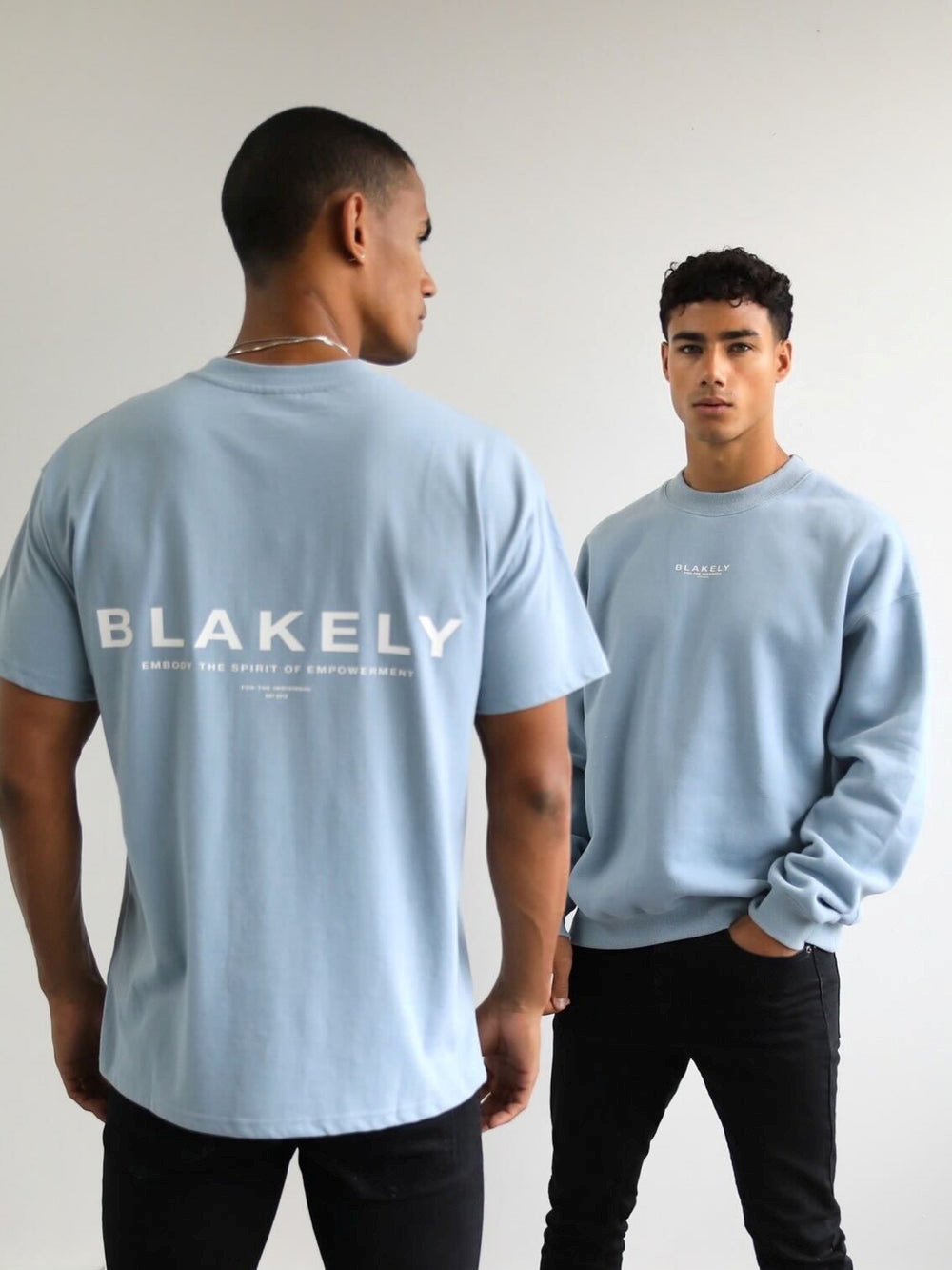 Blakely Statement Relaxed T-Shirt Sininen | 3278540-EB