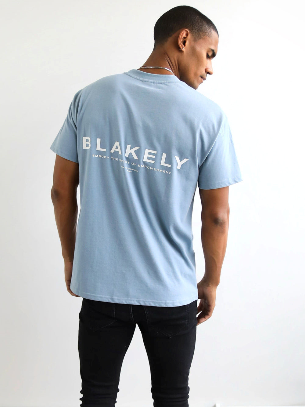 Blakely Statement Relaxed T-Shirt Sininen | 3278540-EB