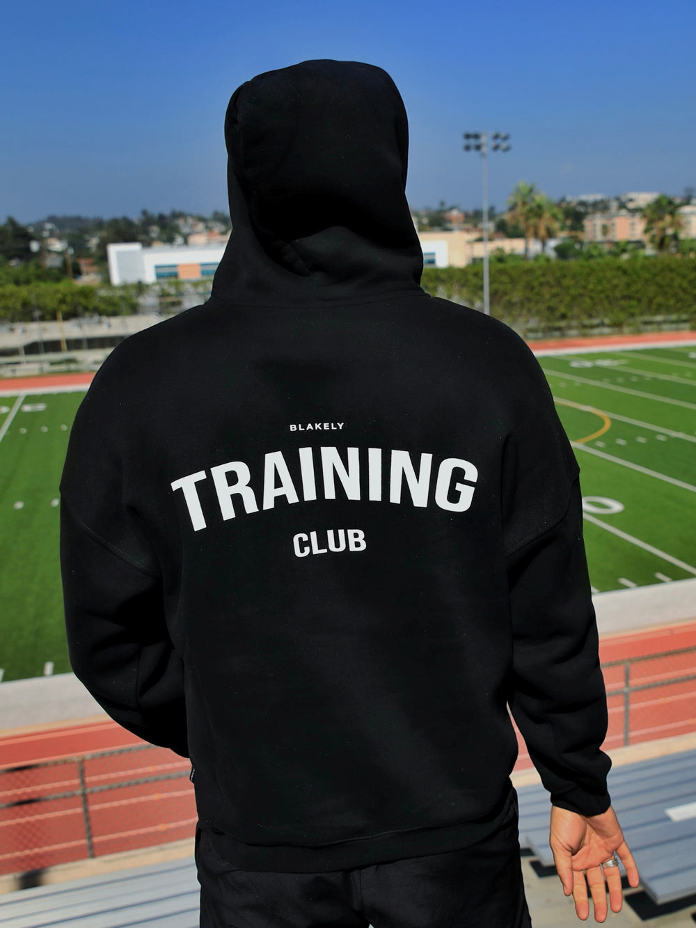 Blakely Training Club Hoodie Mustat | 6237940-ZL