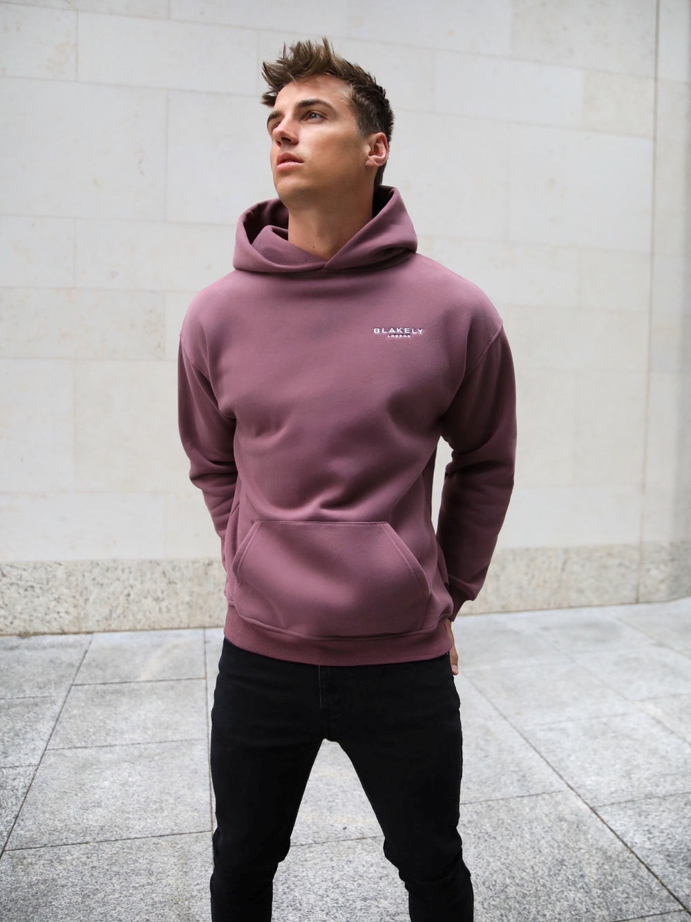 Blakely Universal Relaxed Hoodie Viininpunainen | 6321945-AZ