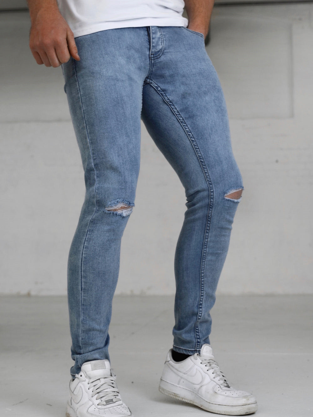 Blakely Vol. 7 Skinny Ripped Jeans Sininen | 8761203-XP