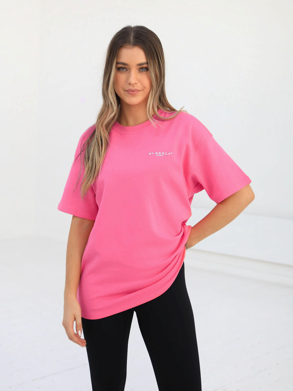 Blakely Womens Members Relaxed T-Shirt Pinkki | 9823014-IY