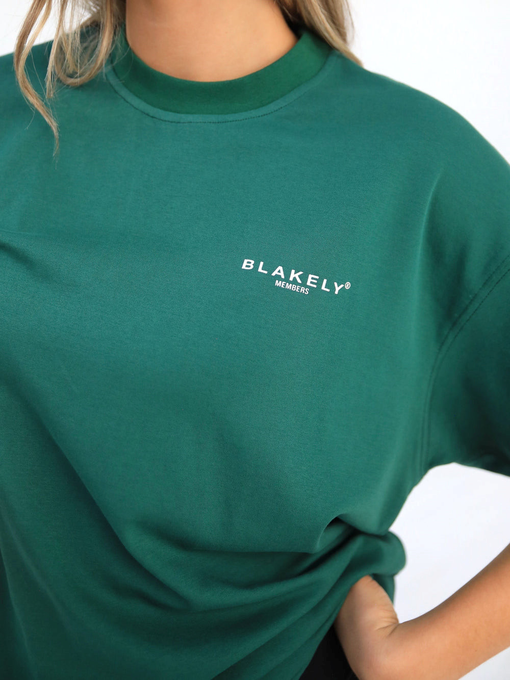 Blakely Womens Members Relaxed T-Shirt Syvä Vihreä | 3826097-FJ